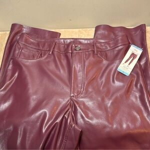 JOIE leather-look pants